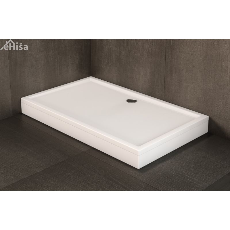 Pravokotna tuš kad Flamenco 140x70 vgradna KOLPA-SAN 572770
