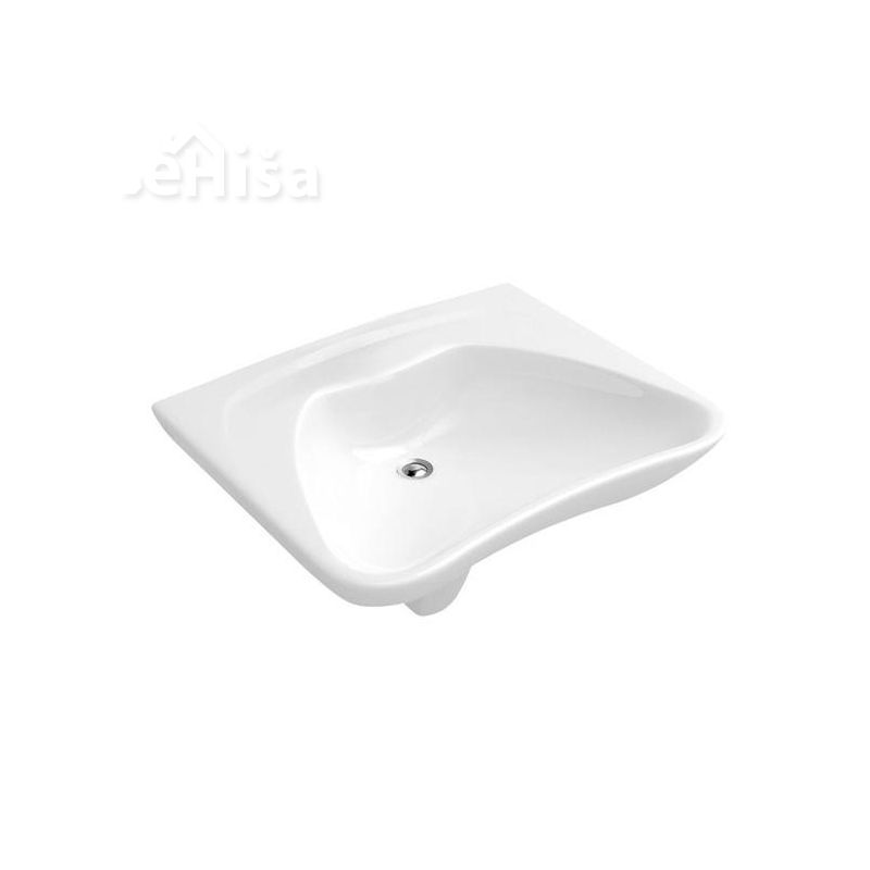 Umivalnik brez luknje in s prelivom O.NOVO VITA 60x49 cm VILLEROY & BOCH
