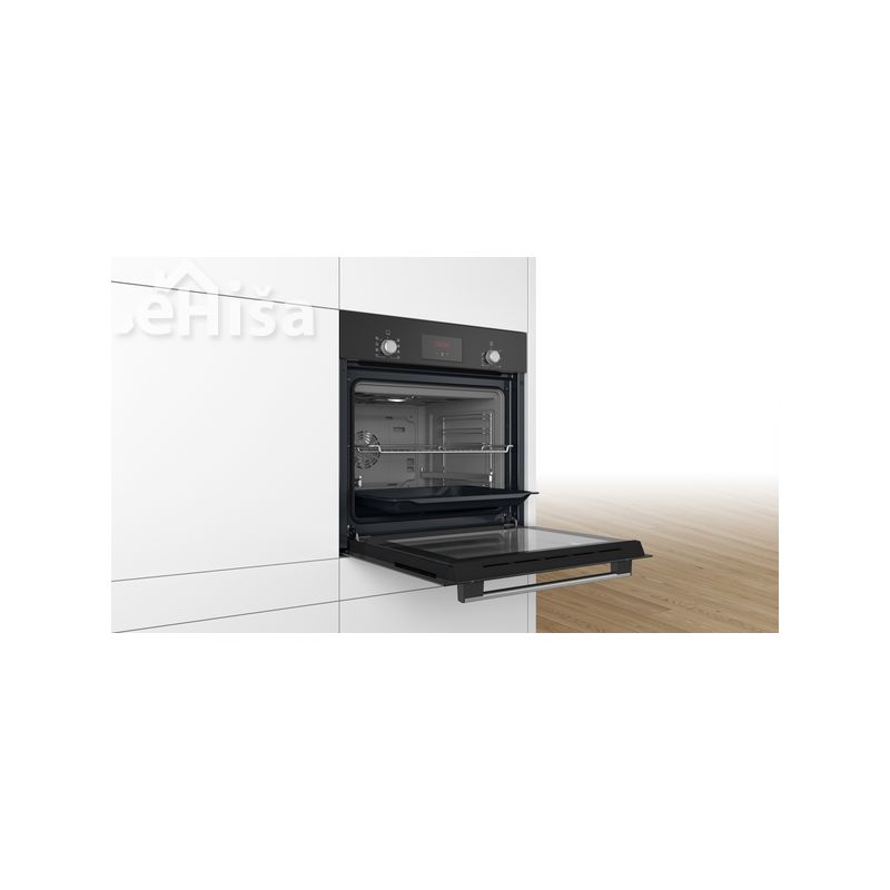 Vgradna pečica 60x60 črna BOSCH HBF153EB0
