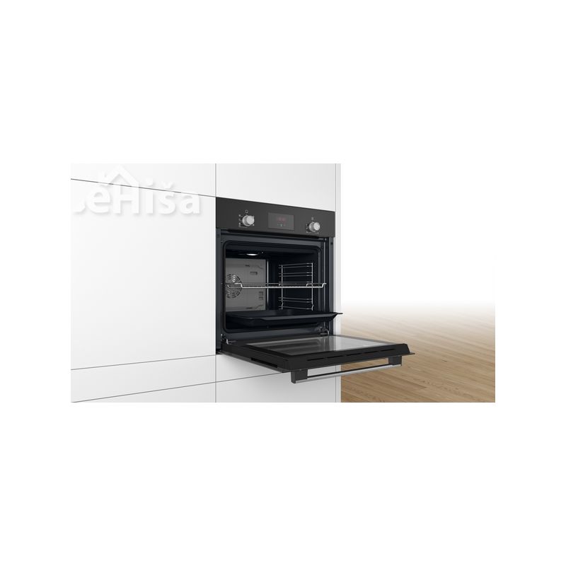 Vgradna pečica 60x60 črna BOSCH HBF133BA0
