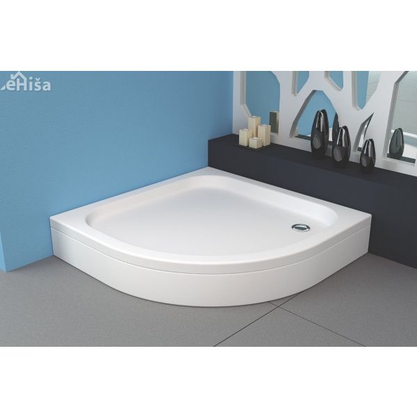 Polkrožna tuš kad Ontex 80x80 z oblogo KOLPA-SAN 755140