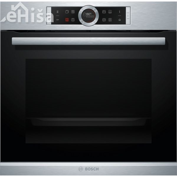 Vgradna parna pečica 60x60 nerjaveče jeklo BOSCH HRG635BS1
