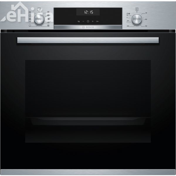 Vgradna parna pečica 60x60 črna BOSCH HBG5370S0
