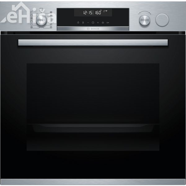 Vgradna parna pečica 60x60 nerjaveče jeklo BOSCH HRG5785S6
