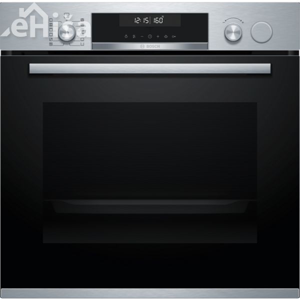 Vgradna parna pečica 60x60 nerjaveče jeklo BOSCH HRA518BS1
