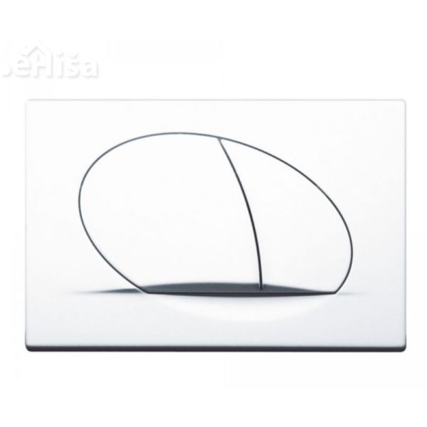 Aktivirna tipka za dvokoličinsko splakovanje Selenite Duo bela LIV 195853
