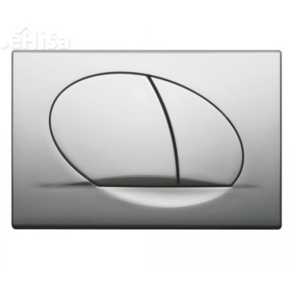 Aktivirna tipka za dvokoličinsko splakovanje Selenite Duo mat krom LIV 195868
