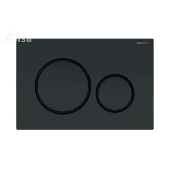 Aktivirna tipka za dvokoličinsko splakovanje Sigma20 mat črna-črna-mat črna GEBERIT 115.882.16.1
