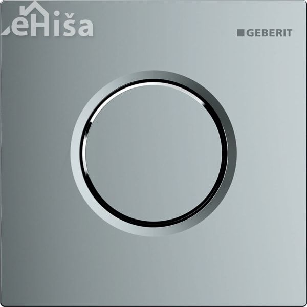 Aktivirna tipka za pnevmatsko splakovanje pisoarja Tip01 sijajni krom GEBERIT 116.011.21.5
