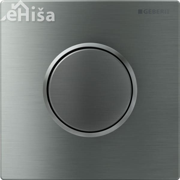 Aktivirna tipka za pnevmatsko splakovanje pisoarja Tip10 nerjavno jeklo ščetkano-polirano-ščetkano GEBERIT 116.015.SN.1
