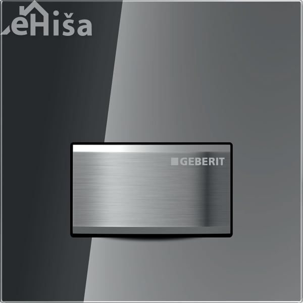 Aktivirna tipka za pnevmatsko splakovanje pisoarja Tip50 neprosojno zrcalno steklo GEBERIT 116.016.SD.5
