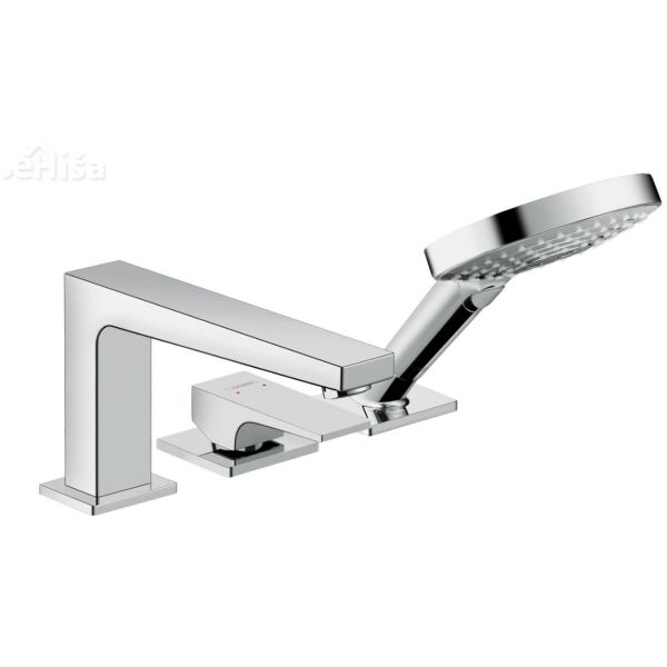 Armatura za kopalno kad 3 luknje Metropol Secuflex krom HANSGROHE 32550000
