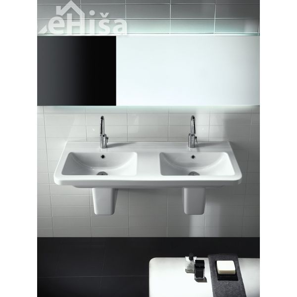 Dvojni stenski umivalnik ERIKA Pro 120x45 cm HATRIA YXJC01
