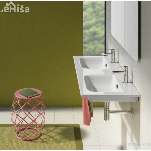 Dvojni umivalnik Sfera 125x50 CATALANO 1125SFD00
