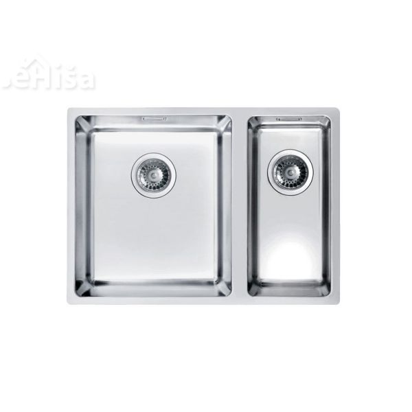 Dvojno kuhinjsko pomivalno korito KOMBINO 120 inox 590x440 mm levo ALVEUS 1101960
