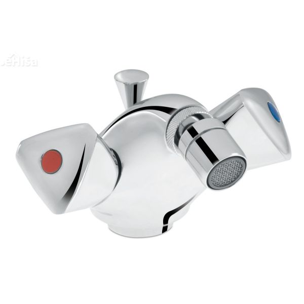 Dvoročna armatura za bide Classic c50 z zgornjim delom sifona UNITAS 05557
