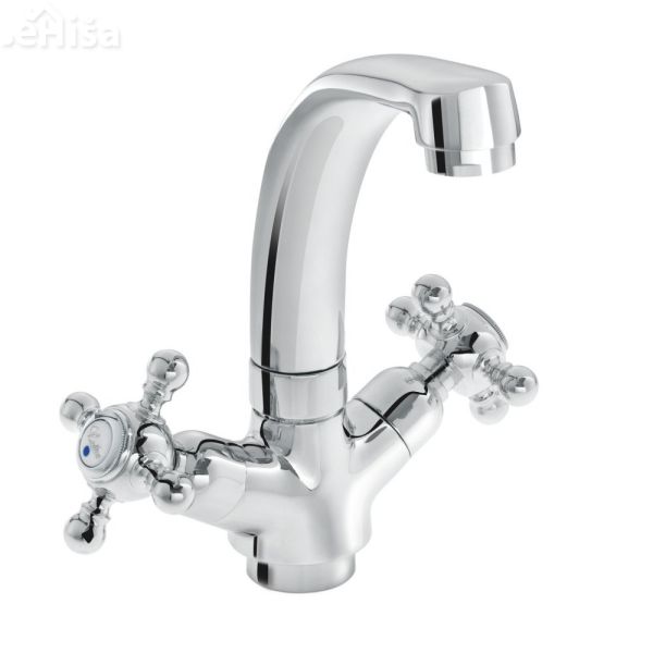 Dvoročna armatura za umivalnik Stil z11 z zgornjim delom sifona UNITAS 07073
