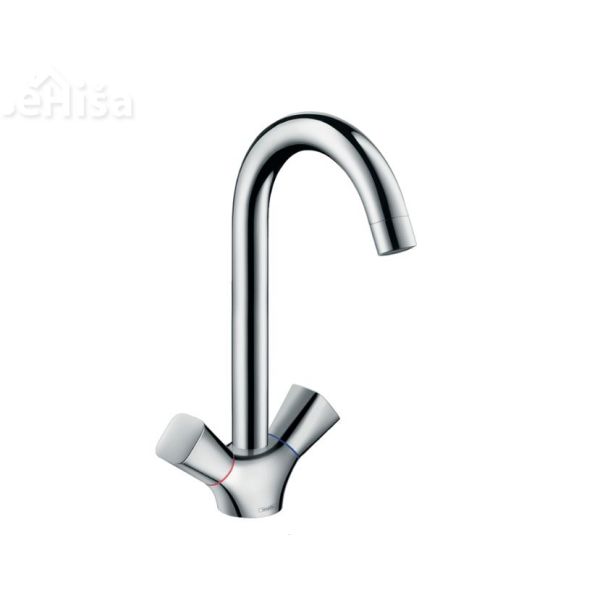 Dvoročna kuhinjska armatura Logis 220 krom HANSGROHE 71280000
