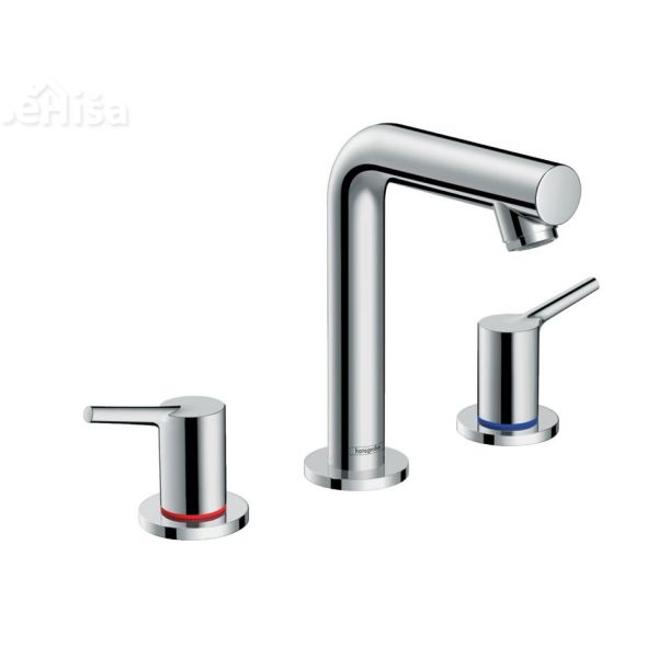 Dvoročna umivalniška armatura Talis S krom 3 luknje HANSGROHE 72130000
