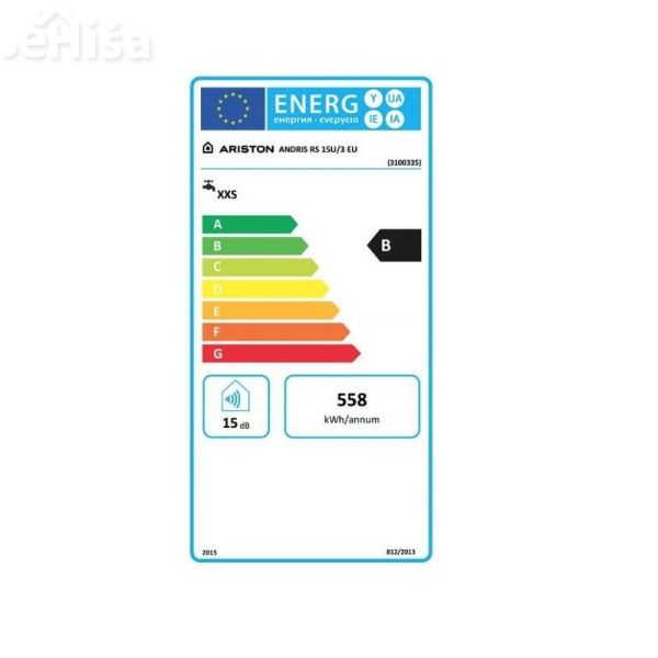 Električni grelnik vode 15L Andris RS 15U/3 EU ARISTON 3100335
