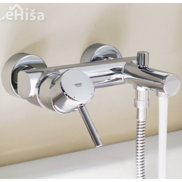 Enoročna armatura stenska za kopalno kad Concetto GROHE 32211001
