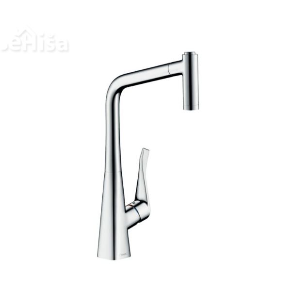 Enoročna izvlečna kuhinjska armatura M7116-H320 krom HANSGROHE 73801000
