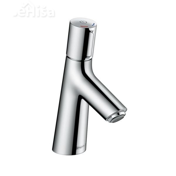 Enoročna umivalnika armatura na pritisk Talis Select S 80 brez zgornjega dela sifona krom HANSGROHE 72041000
