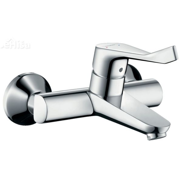 Enoročna umivalnika stenska armatura Focus krom HANSGROHE 31913000
