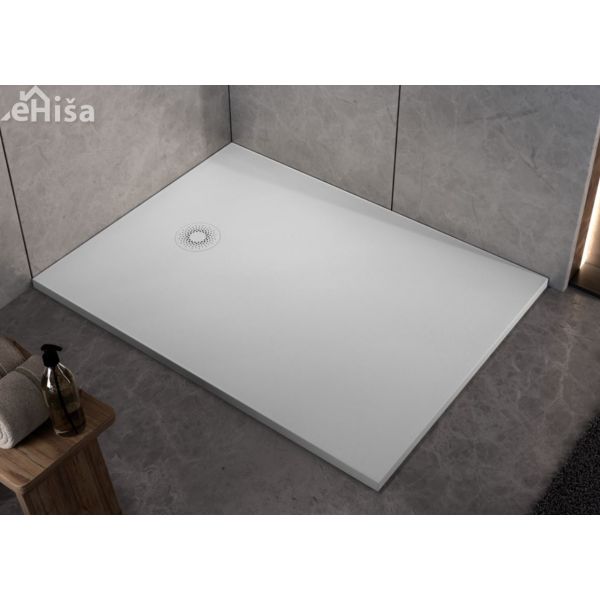 Kvadratna tuš kad Hopp 90x90 liti marmor KOLPA SAN
