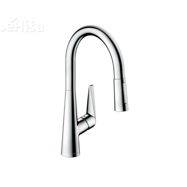 Izvlečna enoročna kuhinjska armatura M5116-H200 200 krom HANSGROHE 73851000
