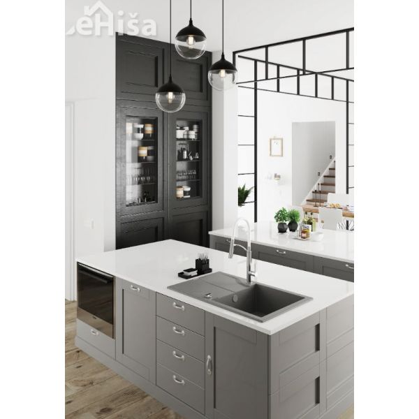 Izvlečna kuhinjska armatura GERBERA krom-bela DEANTE BGB W720
