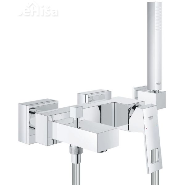 Komplet enoročna armatura stenska za kopalno kad Eurocube GROHE 23141000
