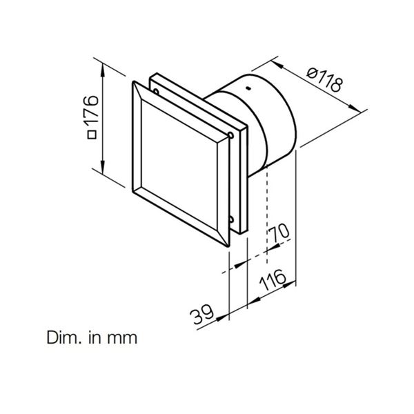 Kopalniški aksialni ventilator M1-120 HELIOS 6360
