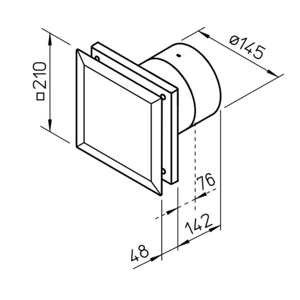 Kopalniški aksialni ventilator M1-150 HELIOS 6041
