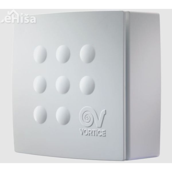 Kopalniški radialni ventilator VORT Quadro MICRO 100 T HCS s senzorjem vlage VORTICE 11945
