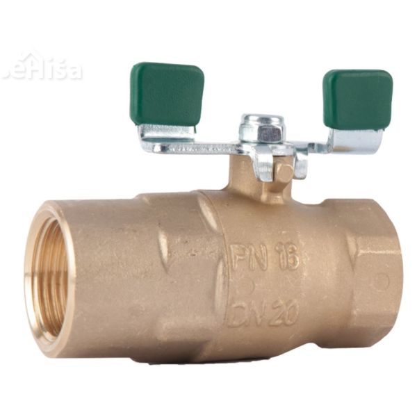 Krogelni ventil s protipovratnim ventilom 3/4