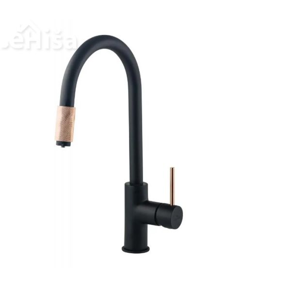 Kuhinjska armatura ASTER črna-baker DEANTE BCA B64M
