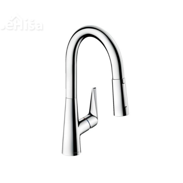 Kuhinjska izvlečna enoročna armatura Talis S 160 krom HANSGROHE 72815000

