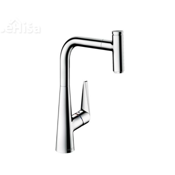 Kuhinjska izvlečna enoročna armatura Talis S 300 krom HANSGROHE 72821000
