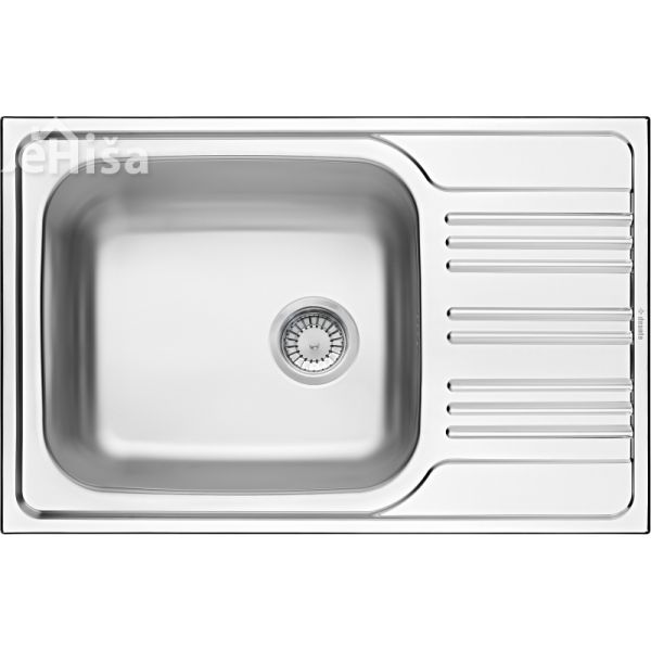 Kuhinjsko korito XYLO 60 iz nerjavečega jekla s sifonom DEANTE ZEX 011B
