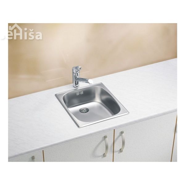 Kuhinjsko pomivalno korito BASIC 10 inox 380x440 mm ALVEUS 1008694
