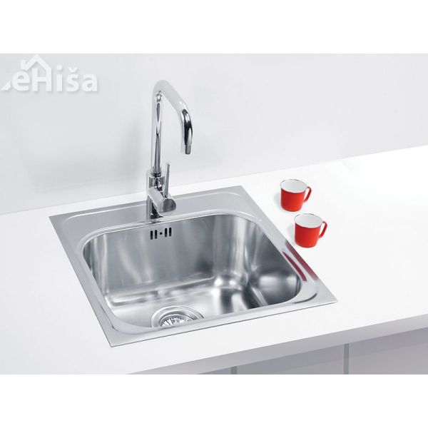 Kuhinjsko pomivalno korito BASIC 140 inox 465x465 mm ALVEUS 1100905
