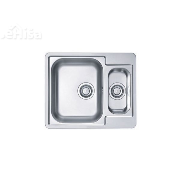 Kuhinjsko pomivalno korito in pol LINE 50 inox 615x500 mm z sifonom ALVEUS 1065676

