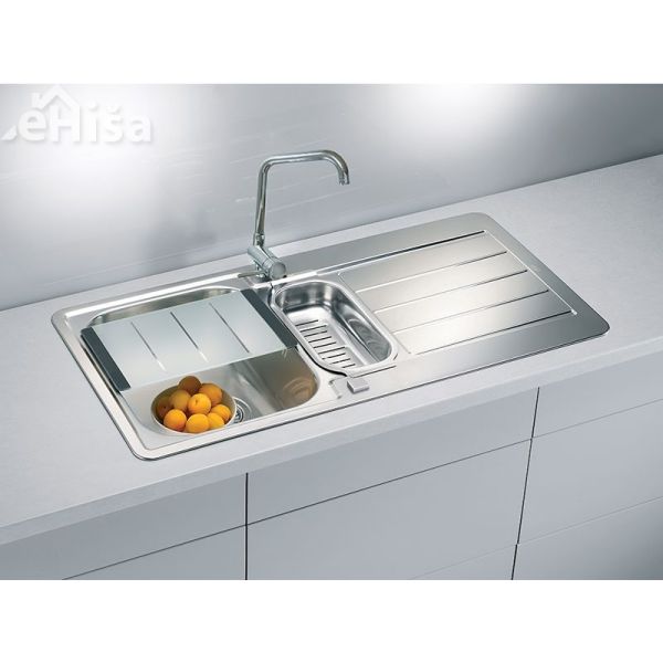 Kuhinjsko pomivalno korito in pol LINE MAXIM 10 inox 980x500 mm z sifonom ALVEUS 1085943
