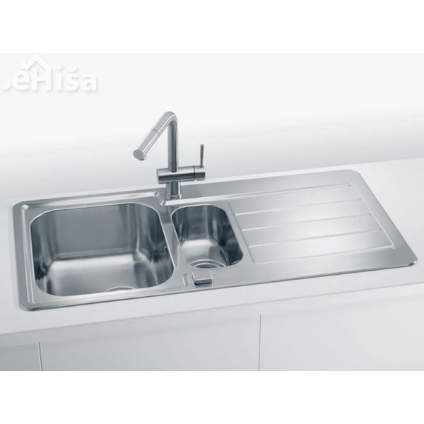Kuhinjsko pomivalno korito in pol LINE MAXIM 10 inox 980x500 mm z sifonom ALVEUS 1085943

