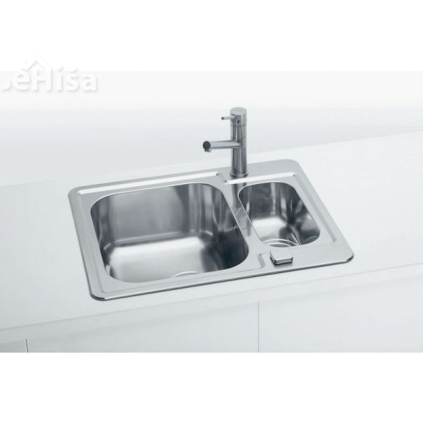 Kuhinjsko pomivalno korito in pol LINE MAXIM 50 inox 620x505 mm z sifonom ALVEUS 1085957
