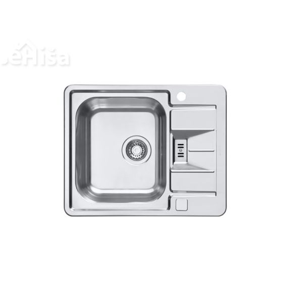 Kuhinjsko pomivalno korito inLINE MAXIM 60 inox 615x500 mm z sifonom ALVEUS 1085947
