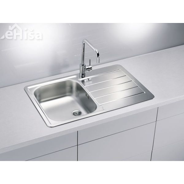 Kuhinjsko pomivalno korito LINE 80 inox 790x500 mm z sifonom ALVEUS 1065686
