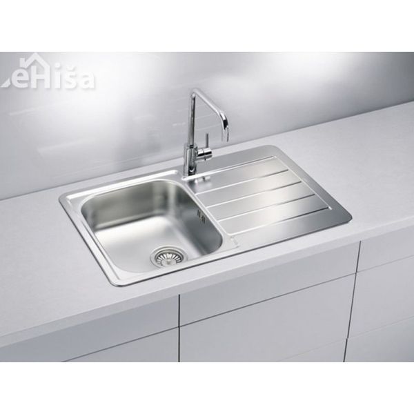 Kuhinjsko pomivalno korito LINE 80 inox 790x500 mm z sifonom ALVEUS 1066750
