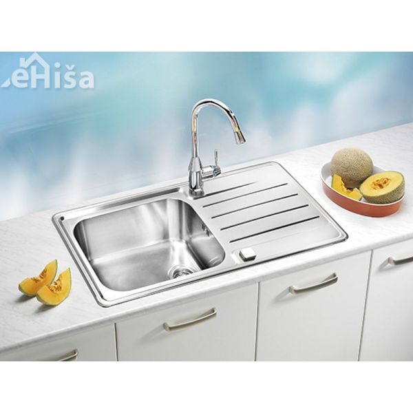 Kuhinjsko pomivalno korito PRAKTIK 100 inox 980x500 mm ALVEUS 1097989
